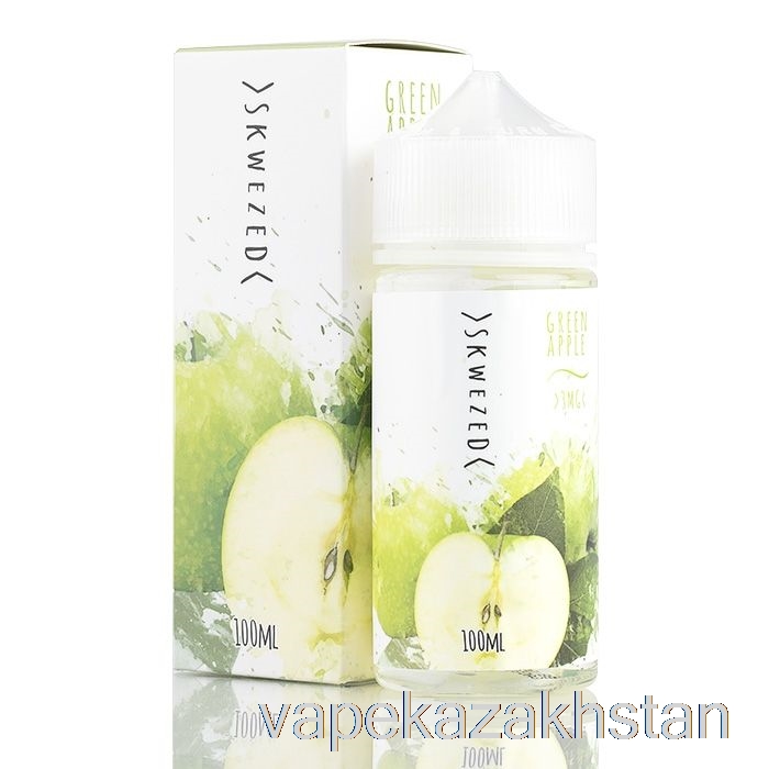 Vape Disposable Green Apple - SKWEZED E-Liquid - 100mL 6mg